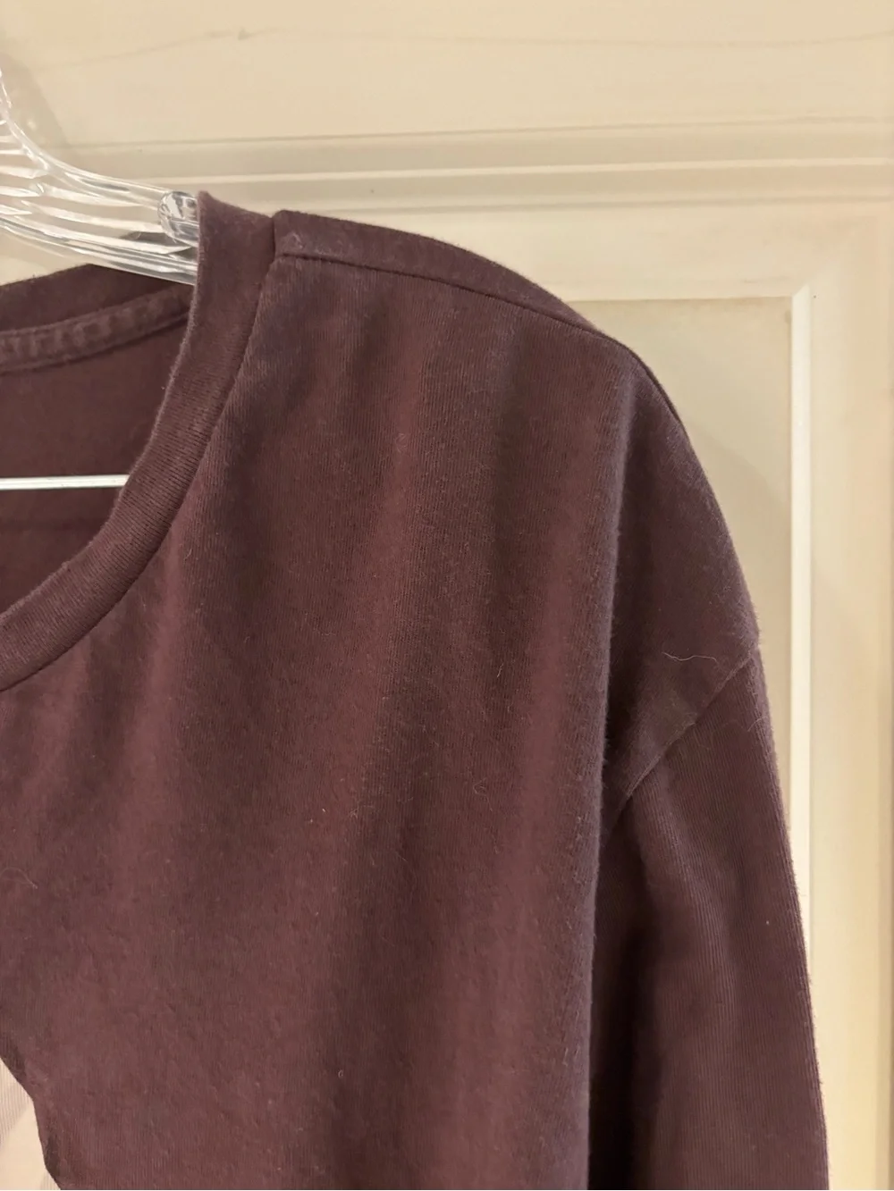 Adidas Men’s Long Sleeve T-Shirt Size 2XLT Cotton EUC Brown Crewneck